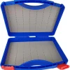 Aventik Large Streamer Fly Box Click Lock Large Storage Box Boating Fly Fishing Boxes Saltwater Flies Box 9.68X7.2X2.56 inch/ 242X180X64mm (Blue)