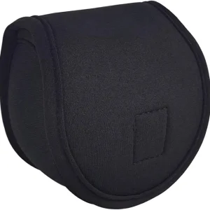 Aventik Neoprene Fly Fishing Reel Case Pouch Cover Fitting 5/6 7/8wt Fly Reel Storage (Black, 1-PACK 5/6)