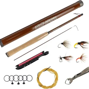 Aventik Tenkara Rod Pro IM12 Nano 6:4 Action 5 Most Used Sizes All Water Conditions Quality Carbon Tube Packing, Extra Spare Sections Included, Tenkara Fly Rod&Combo