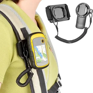 Backpack Tether for Garmin Handheld GPS Mount Accessories, Compatible with Garmin eTrex, Rino, Oregon, Alpha and GPSMAP, Hiking or Hunting, Quick Access, Accessible and Secure