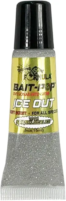 Bait Pop Ice Out - Live Sonar Intensifier Scented Sparklscales .5oz Tube