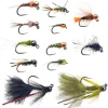 Barbless Euro Czech Nymphing Trout Fly Fishing Flies | One Dozen Tungsten Beaded Fly Assortment