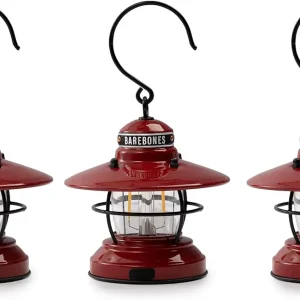 Barebones Edison Mini Vintage Adjustable LED Compact Outdoor Lantern - Essential Gear for Camping, Hiking, Fishing, Tents and Outdoor Adventures