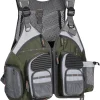 BASSDASH Fishing Vest Adjustable for Men and Women, for Fly Bass Boat Fishing