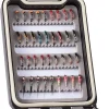 Bassdash Fly Fishing Lures Kit with Box Nymph Beadhead Wet Fishing Dry Flies for Trout Bass Salmon