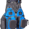 BASSDASH Fly Fishing Vest Multi Pocket Waistcoat Adjustable Size Gifts for Men Women