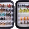 BASSDASH Fly Fishing Wet Flies for Trout Salmon Fishing Nymphs Streamers with Fly Box