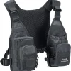 BASSDASH FV08 Ultra Lightweight Fly Fishing Vest for Men and Women Portable Chest Pack One Size Fits Most