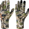 BASSDASH Men�s Camo Hunting Gloves UPF 50+ Lightweight Touchscreen Gloves for Warm Weather Fishing Hiking Outdoor Activities