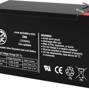 Battery Compatible with Vexilar FL-8SE FLX-12 FL-18 FLX-20 FLX-28 FLX-30 12V 9Ah Fish Finder Battery