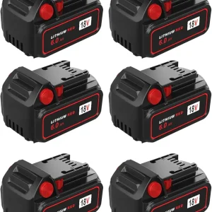 Battery Replacement for Milwaukee M18 Battery 6.0Ah 48-11-1862 Compaitble with Milwaukee 18V Battery Tools and Charger