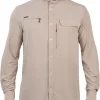 Baxter Pass UPF 50+ Long Sleeve Shirt with Hood - Breathable, Quick-Dry, 4-Way Stretch, Multi Design for Outdoors