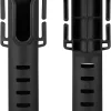 Belt Fishing Rod Holders, 2 Pack Portable Waist Belt Fishing Rod Holder, Adjustable Pole inserter Fishing Rod Accessories for Surf Kayak Outdoor Fishing (Black)