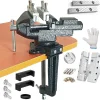 Bench Vise or Table Vise, multifunctional jaw, multi-functional Combined Vise with Quick Adjustment, Universal Rotate 360� Work Clamp-On Vise, 3.3" black
