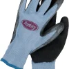Berkley Coated Fishing Gloves, Blue/Grey