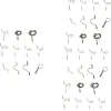 BESPORTBLE 44 Pcs Fishing Guide Ring Set Fishing Rod Eyes and Tips Rod Tip Angling Supply Fishing Pole Repair Kit