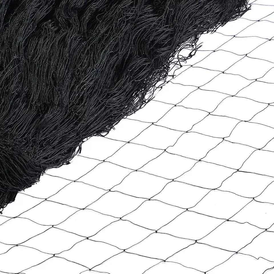 Bird Netting 50' x 100' Bird Net for Chicken Coop 2.4 Mesh Heavy Duty Deer Fence Aviary Netting Reusable Fruit Tree Poultry Barrier for Garden Protection Vineyard Against Hawk Squirrel, Black