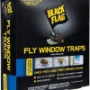 Black Flag Fly Window Traps, 4 Count (Pack of 12)