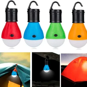 BlueSunshine 4 PCS LED Tent Lamp Camping Light Portable LED Lantern Emergency Light Bulb Battery Operated 3 Mode Night Light for Backpacking Hiking Fishing Shed Playhouse Indoor Outdoor Activities