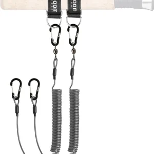 Booms Fishing T02 Fishing Pole Tether, Kayak Paddle Leash, Paddle Board Fishing Accessories, Heavy Duty Fishing Lanyard for Fishing Tools/Rods/Paddles