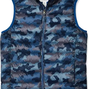 Boys and Toddlers' Lightweight Water-Resistant Packable Puffer Vest