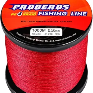 Braided Fishing Line 4 Strands Stronger Multifilament PE Braid Wire for Saltwater 6LB-100LB 110yards 328yards 547yards Super Strong Superline