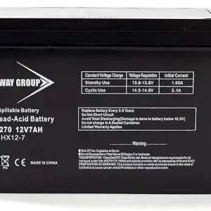 Bright Way Replacement Battery for SLA Marcum LX-7 Fishing Locator 12V 7Ah Fish Finder
