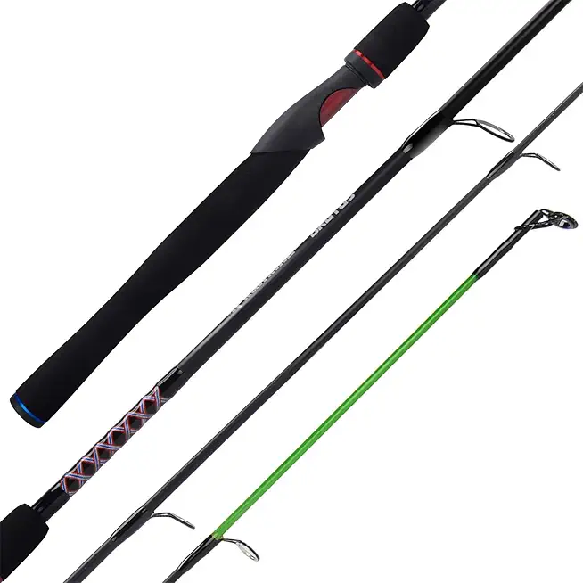Brutus Spinning Rods & Casting Fishing Rods, Brute Tuff Composite Graphite & Glass Blanks, Stainless Steel Line Guides w/Zirconium Oxide Rings Tip Top, Chartreuse Strike Tip
