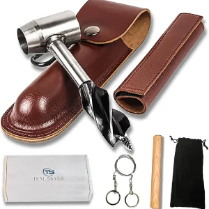 Bushcraft Hand Auger Wrench Scotch Eye Wood Auger Drill Peg, Camping Survival Kit- Perfect for Bushcraft Lovers
