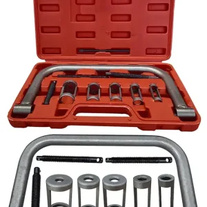Car Valve Spring Compressor, Auto Valve Spring Removal Tool, 10PCS C Clamp Service Kit for ATV, Car, Motorcycle, Small Engine Vehicle Equipment