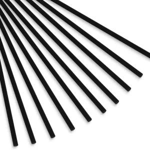Carbon Fiber Rod 3 X 420 MM - 100% Matte Carbon Fiber Rods 10 Pack for RC Airplane, Kite Skeleton Handmade, Fishing Rod Repair, Tent Stand