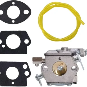Carburetor Replacement for TC200 TC300 640347 640347A TM049XA 2-Cycle Engine Carb Replacement for Strike Master Jiffy Ice Auger 50667 Model with Fuel Line Gasket