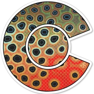 Casey Underwood Colorado Cutthroat Trout Decal Sticker