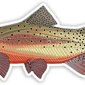 Casey Underwood Greenback Cutthroat Trout Decal Sticker