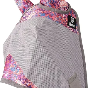CASHEL Crusader Designer Fly Mask with Ears, Splash, Warmblood (CFMWBSE-23SP)