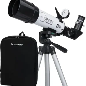 Celestron � EclipSmart Safe Solar Eclipse Telescope � 50mm Refractor for Sun Viewing Only � Meets ISO 12312-2:2015(E) Standards � Observe Eclipses & Sunspots � Permanently Attached Filter