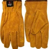 Cestus GU-602, Cowhide Leather Work Gloves for Men, Reinforced for Construction, Welding, Warehouse, Truck Drivers, Farming