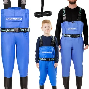 Chest Waders for Kids and Adults, Fishing and Hunting Waders with a Pocket and a Wader Hanger