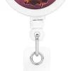 Chicken Hatches Badge Reel Retractable Badge Holder with Belt Clip Cute Name Badge Clip ID Card Holders for Nurses Office Teacher