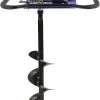 CLAM Drill Plate Pro Auger Combo � 6� Lightweight Ice Auger for Cordless Drills | Fast, Reliable & Easy-to-Use Ice Fishing Auger for Extreme Conditions