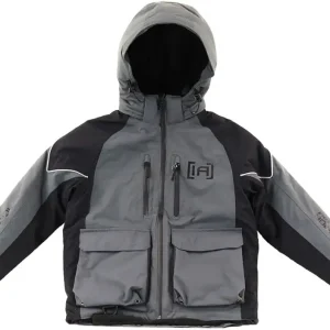 Clam Ice Armor Youth Rise Float Parka � S | Waterproof & Insulated Ice Fishing Jacket with MotionFloat Safety for Young Anglers