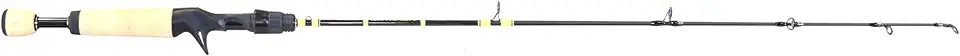 CLAM The Mack 34� Heavy Power Ice Fishing Baitcast Rod � Strong Backbone & Ice-Resistant Guides for Trophy Walleye & Pike