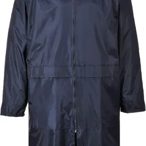 Classic Rain Coat Adult Waterproof Long Protection Hooded Work Wear Trench