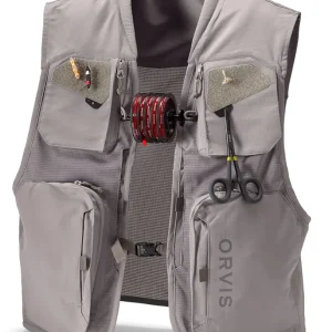 Clearwater Mesh Fly Fishing Vest - Lightweight Vest with Tool Docks, Tippet Holder Loops, and Fly Drying Patches