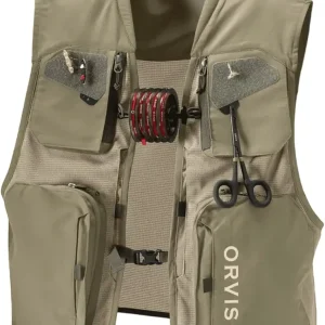 Clearwater Mesh Fly Fishing Vest - Lightweight Vest with Tool Docks, Tippet Holder Loops, and Fly Drying Patches