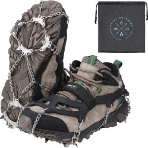 Cleats for Shoes & Boots - Ice & Snow Grips, Hiking Spikes, Ice Fishing Cleats for Men & Women