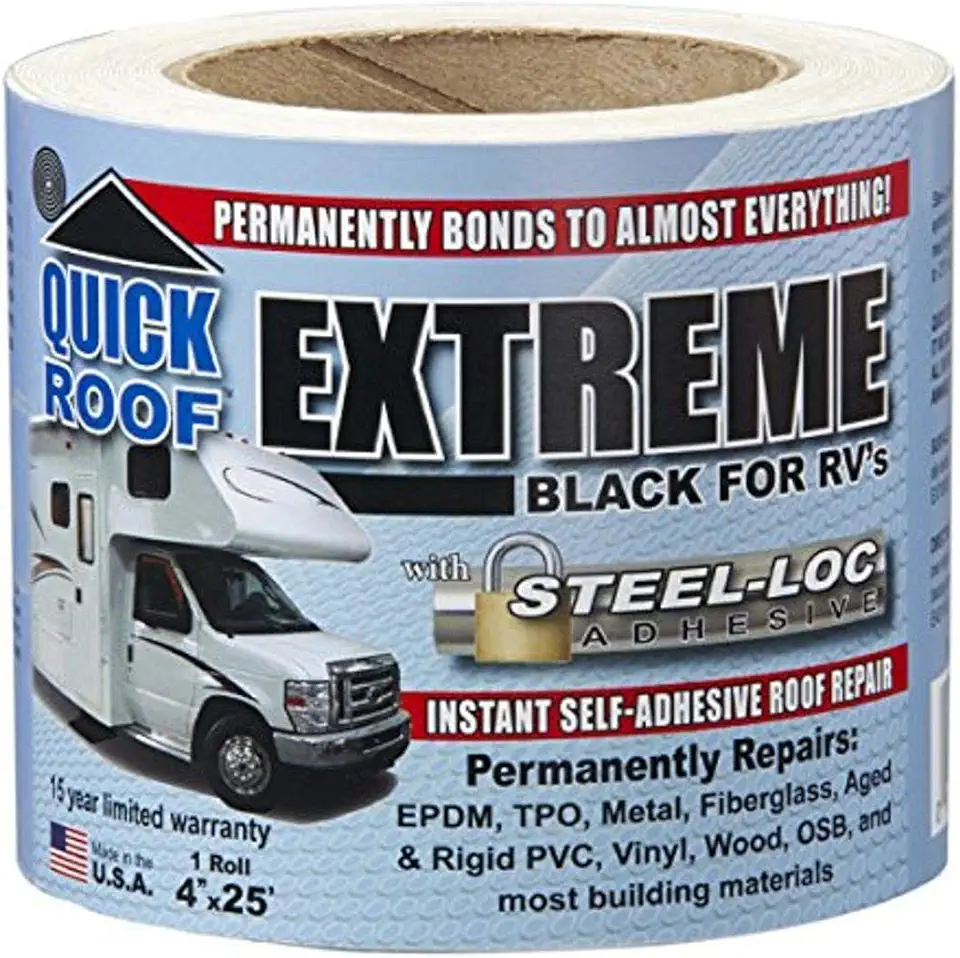 Cofair PROD B-UBE425 Quick Roof Extreme Black 4" x 25'