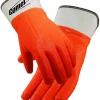 Comet Insulated PVC Coated Gloves Safety Cuff Orange 12 Pack