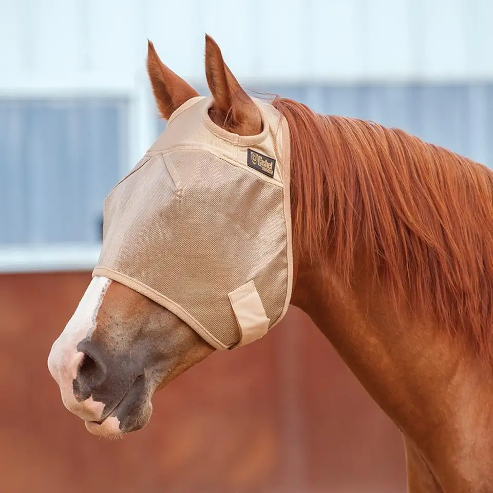 Company Economy Yearling Horse Fly Mask Tan Yearling