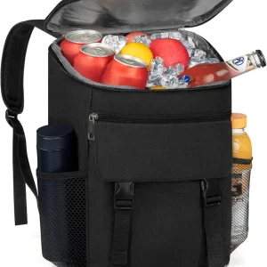 Cooler Backpack Soft Insulated Leak Proof 30/40/50/54 Cans Insulated Backpack Cooler Portable Picnic Camping Beach Hiking BBQ Lunch Backpack for Men and Women